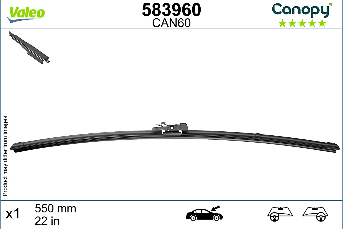 Lamela stergator VALEO 583960
